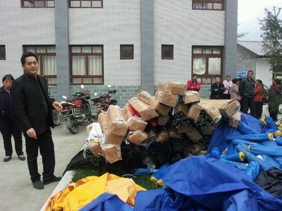 心系雅安 愛在行動——中科惠澤四川德陽分公司向雅安捐贈30萬
